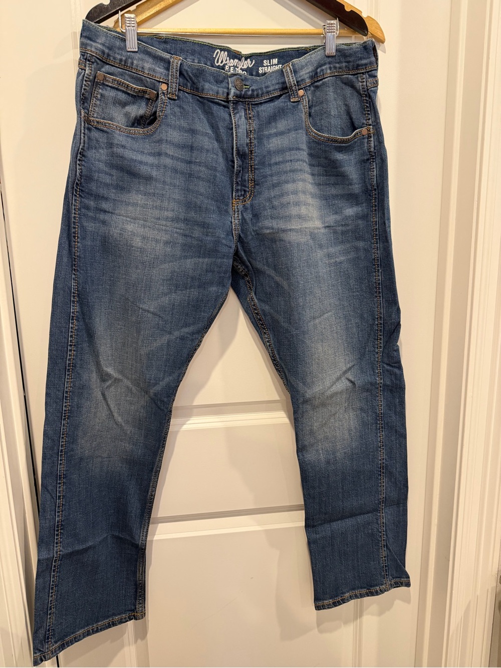 Wrangler Slim Straight Retro Men’s Jeans - Blue